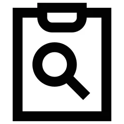 Clipboard Search Icon