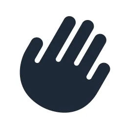 Hand 2 Solid Icon
