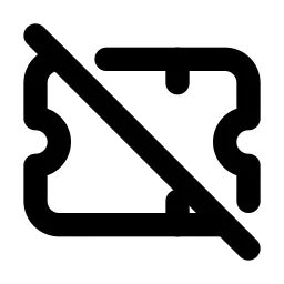 Ticket Off Line Icon