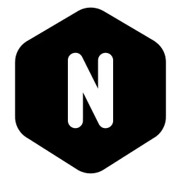 Hexagon Letter N Icon