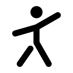 Stretching 2 Line Icon
