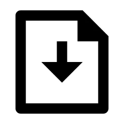 File Download Line Icon
