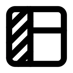 Table Column Line Icon