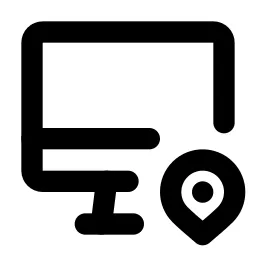 Device Imac Pin Line Icon