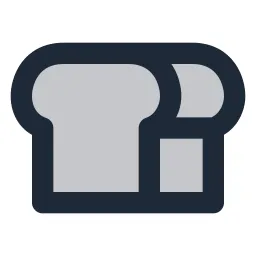 Bread 2 Duotone Icon