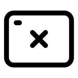 Web Window Xmark Icon