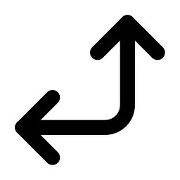 Arrows Up Left Line Icon