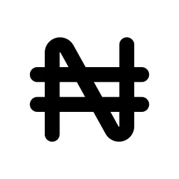 Currency Naira Line Icon