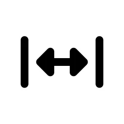 Arrows Left Right To Line Fill Icon