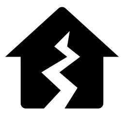 Earthquake Fill Icon