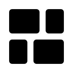 Dashboard Horizontal Fill Icon