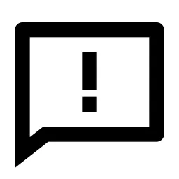 Feedback Line Icon