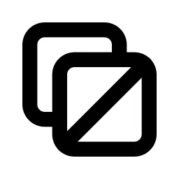 Squares Diagonal Line Icon