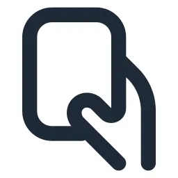 Hand Holding Line Icon