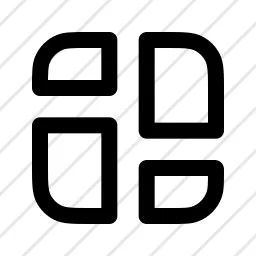 Layout Grid 1 Grid Window Icon