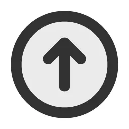 Arrow Up Circle Duotone Icon