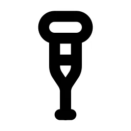 Crutches Line Icon