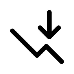 Stat Down Icon