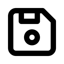 Device Floppy Line Icon