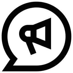 Megaphone Message Icon