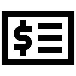 Cheque Icon