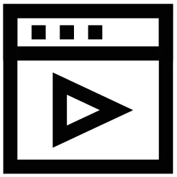 Video Player Website Icon