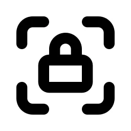 Lock Access Line Icon