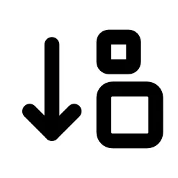 Sort Ascending Small Big Line Icon