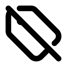 Tag Off Line Icon
