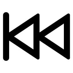 Rewind Start Line Icon