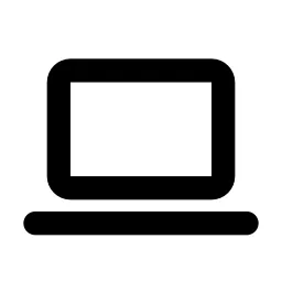 Device Laptop Line Icon