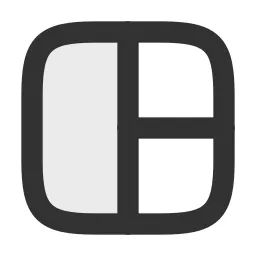 Col Left Duotone Icon