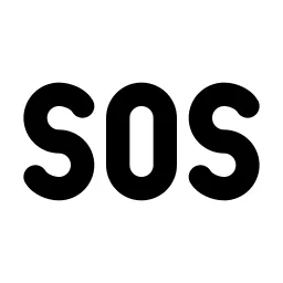 Sos Line Icon