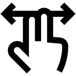 Left Right Move Icon