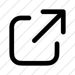 Square Arrow Top Right Open New Link Icon