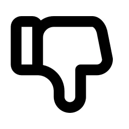 Thumb Down Line Icon