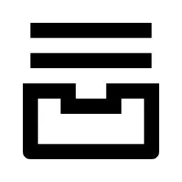 Archive Stack Line Icon