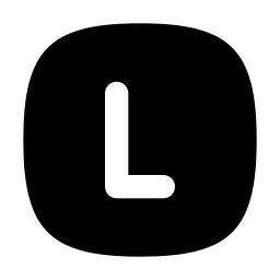 Square Rounded Letter L Icon