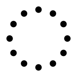 Circle Dotted Line Icon