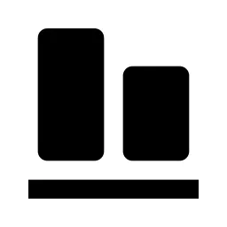 Align Item Bottom Fill Icon