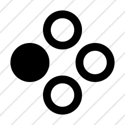 Gamepad Controls Round Left Icon