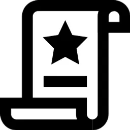 Paper Star Icon