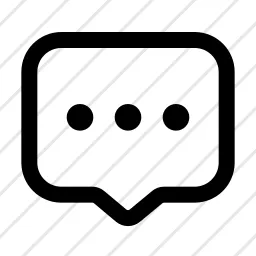 Bubble Wide Annotation Message Chat Icon