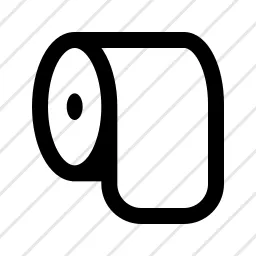 Toilet Paper Wipe Icon