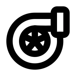 Car Turbine Line Icon