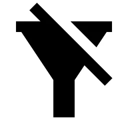 Filter Off Fill Icon