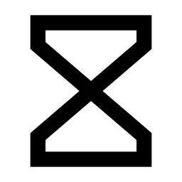 Hourglass 2 Line Icon