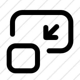Minimize Window Layout Icon