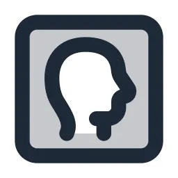 Head Box Duotone Icon