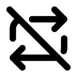 Repeat Off Line Icon